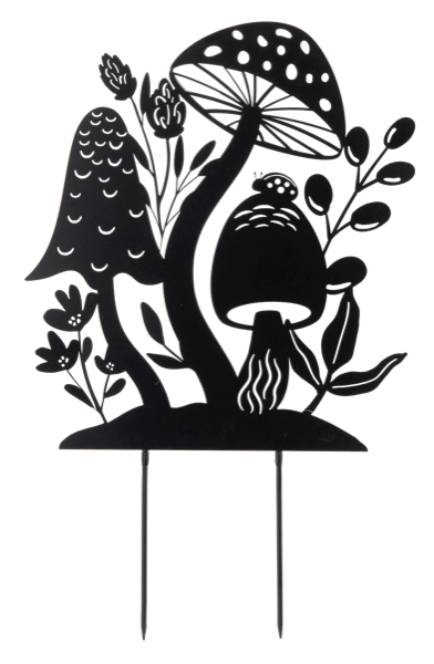 Oversized Laser Cut Mushroom Yard Stake