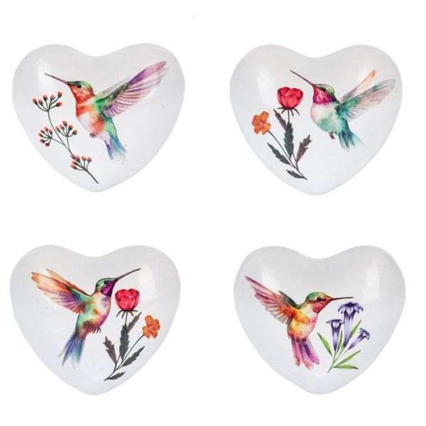 Hummingbird Chime Heart