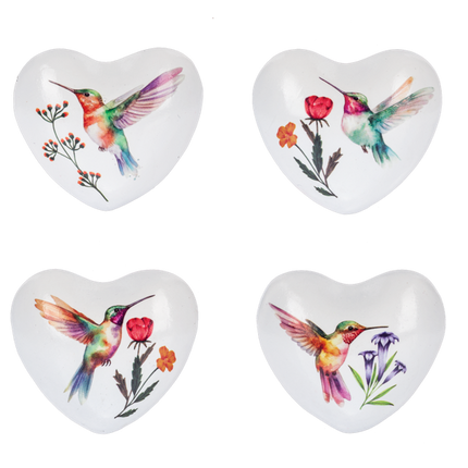 Hummingbird Chime Heart