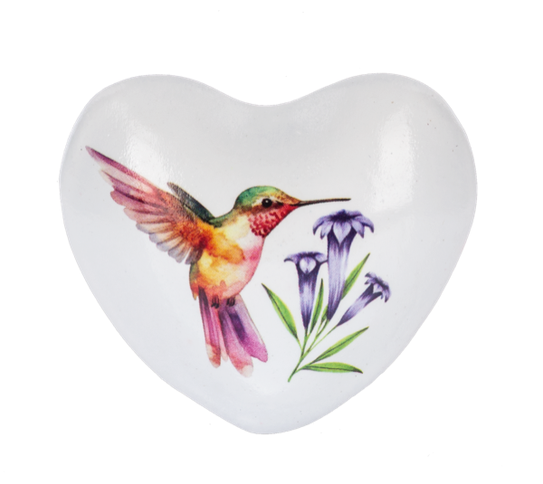 Hummingbird Chime Heart