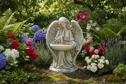Angel Statue Bird Feeder