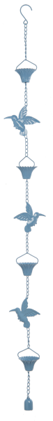 Hummingbird Rain Chain