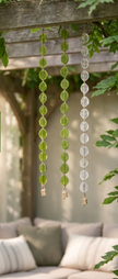 Glass Leaf Wind Chime