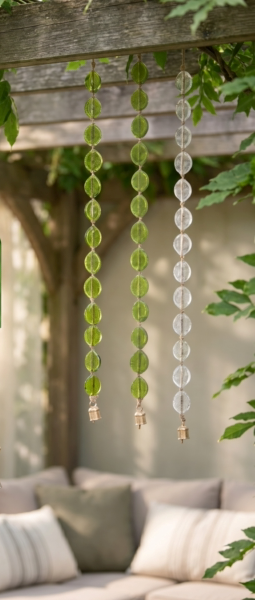 Glass Leaf Wind Chime