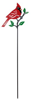 Mini Cardinal Garden Stake