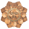 Copper Finish Sun Face Wall Decor