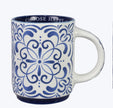 Ceramic Blue and White Talavera Mug