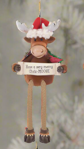Merry Chris - Moose Ornaments