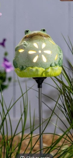 Ceramic solar Garden Stakes