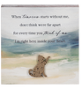 Bereavement Watercolor Pet Message Art Blocks