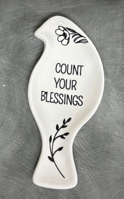 Ceramic Bird Trinket Dish