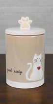 Stoneware Dog and Cat Treat Jar