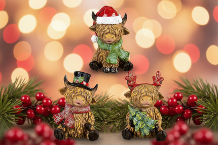 Holiday Highland Cow