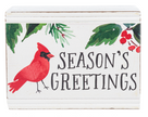 Christmas Cardinal Message Block