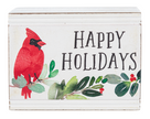 Christmas Cardinal Message Block