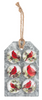 Cardinal with Pine Sprig Magnet set