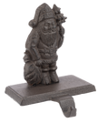 Cast Iron Santa Stocking Holder