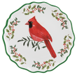 Christmas Cardinal Plate