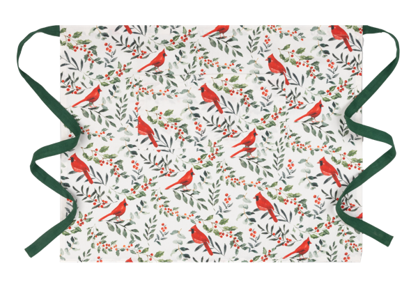 Cardinal & Botanical Apron
