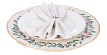 Cardinal & Botanical Woven Placemat (4 pc. set)