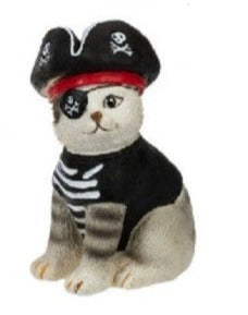Halloween Costume Cat Figurines