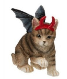 Halloween Costume Cat Figurines