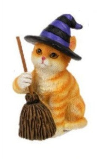 Halloween Costume Cat Figurines