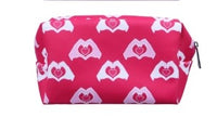 Heart makeup bag