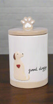 Stoneware Dog and Cat Treat Jar