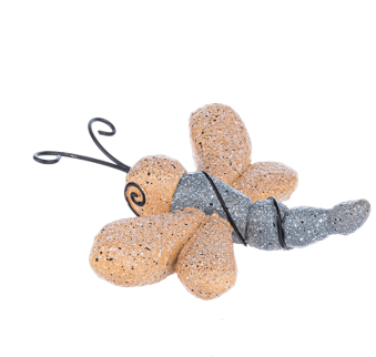 Pebble Animal Figurines