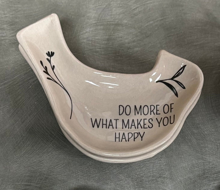Ceramic Bird Trinket Dish