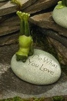 Yoga Frog Garden Rocks