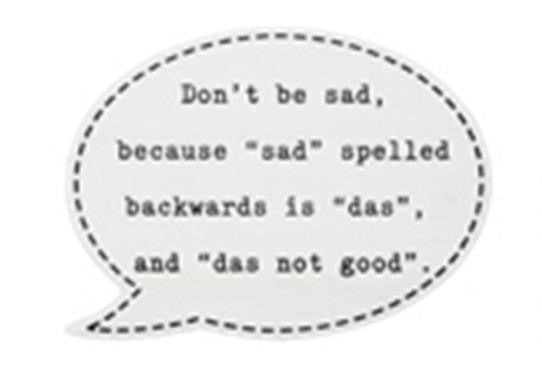 Wooden comical thought bubble plaques