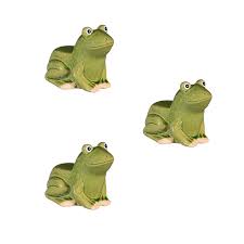 Ceramic Frog plant feet, set of 3