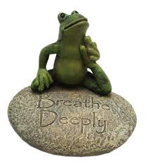 Yoga Frog Garden Rocks