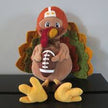 Stuffed Turkey with football shelf sitter