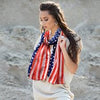 Starts and Stripes Large Scarf