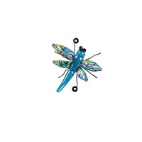Glass Dragonfly With Iron Feet