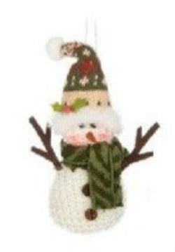 Comfy and Cozy Snowman Ornament