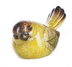 Mini Leaf Bird Figurine