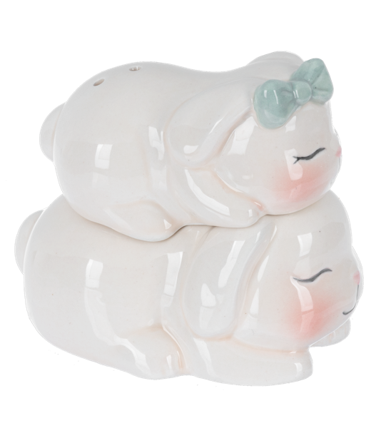 Sleeping Bunnies Salt and Pepper Shakers