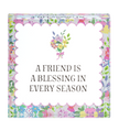 Beveled Glass blocks Blooms and Bunnies