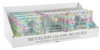 Beveled Glass blocks Blooms and Bunnies