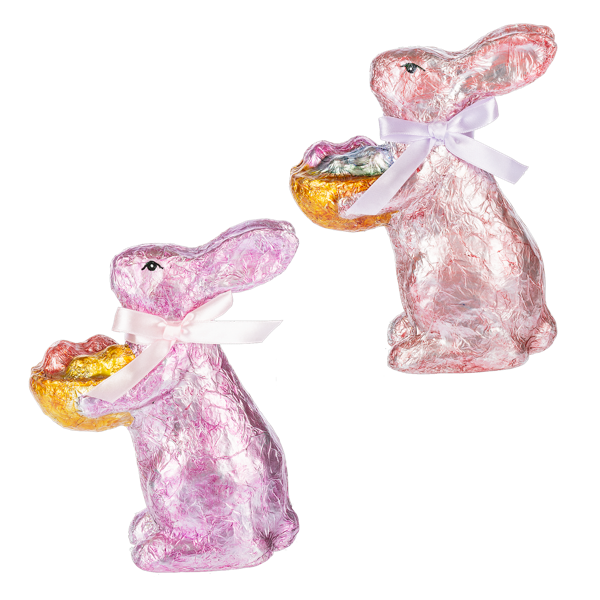 Foil Bunny Figurines