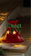 Solor LED Christmas Bell lantern