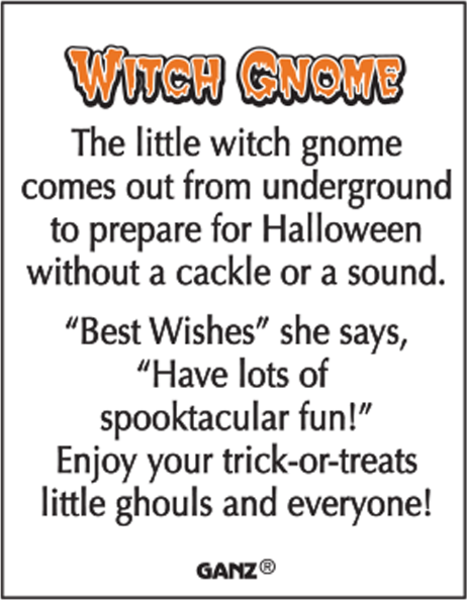 Mini Witch Gnome Figurine