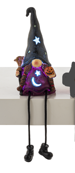 LED Light Up Gnome Halloween Shelfsitters-2 Styles