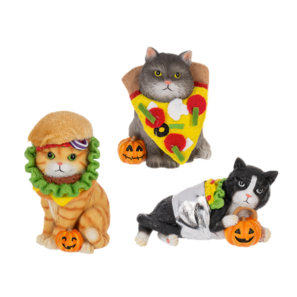 Food Costume Cat Figurines