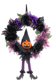 Kicking & Crackling Witch Wreath