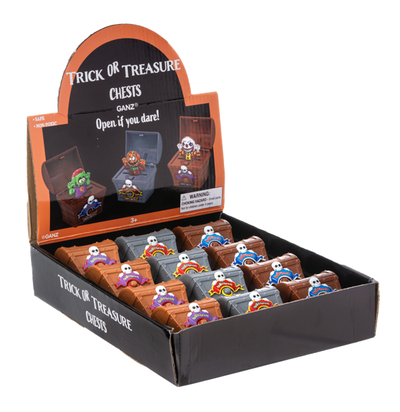Trick or Treasure Chests Pop up Toy